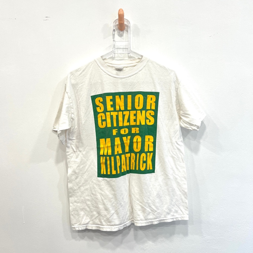 2000s Detroit Kwame Kilpatrick Campaign T-Shirt - Size M